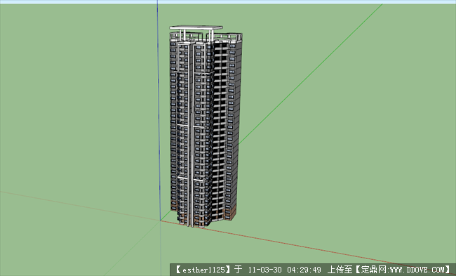 高层住宅楼su模型()