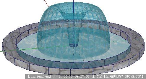 喷泉03SU模型()