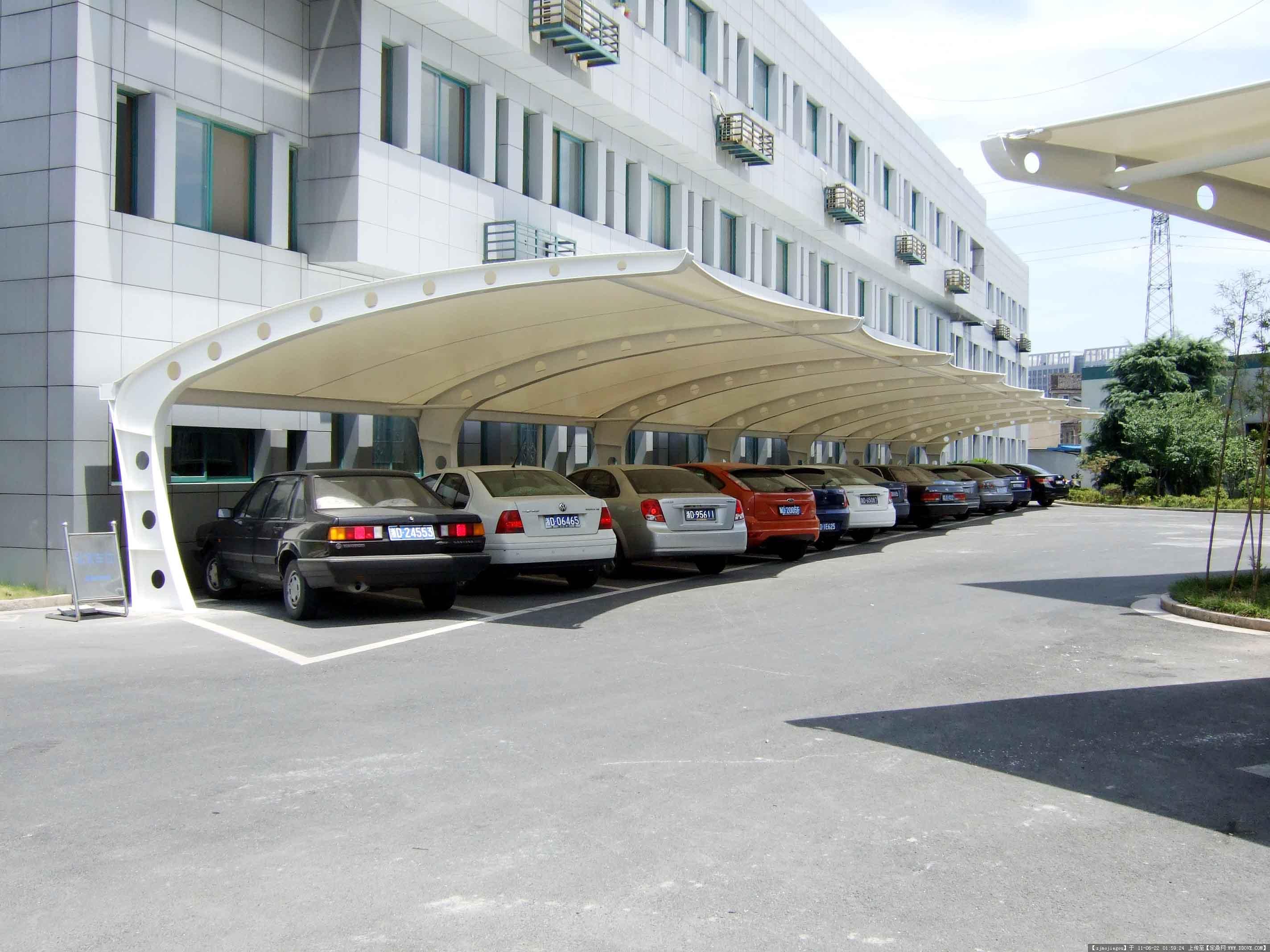 膜结构停车棚建筑模式|膜结构车棚结构设计 - 行业资讯 - 上海聚翼遮阳设备有限公司