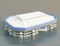 体育馆3D模型（有顶）