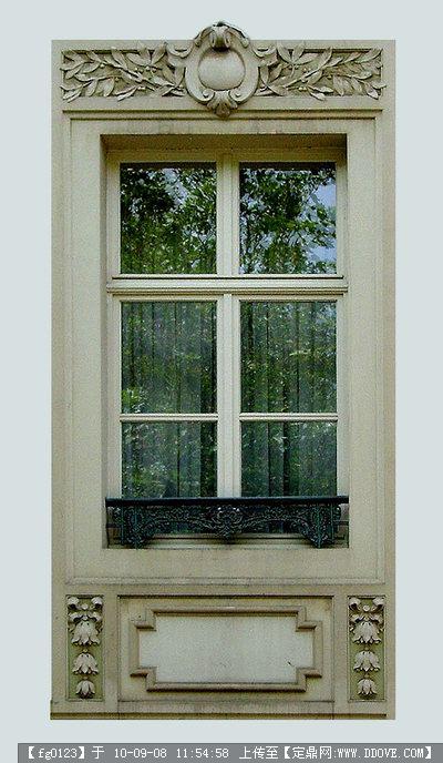 卢森堡建筑风格之门窗3D模型1-5款