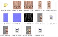 3D人物模型MAX源文件-nude01
