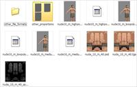 3D人物模型MAX源文件-nude10