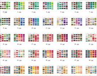 24种颜色搭配多种