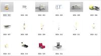 3D源文件-办公桌椅灯具合集