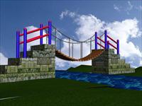 铁索桥3D源文件