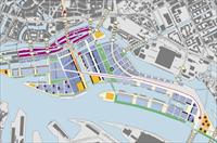 德国汉堡港口新城城市设计分析图Hafencity