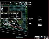 CAD作业-庭院植物配置图
