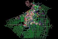 广西钦州市CAD地图