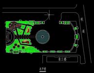 校园广场绿化设计图