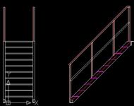 画钢梯的CAD插件